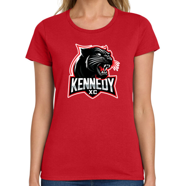 Kennedy XC  - Ladies Heavy Cotton 100% Cotton T Shirt Thumbnail
